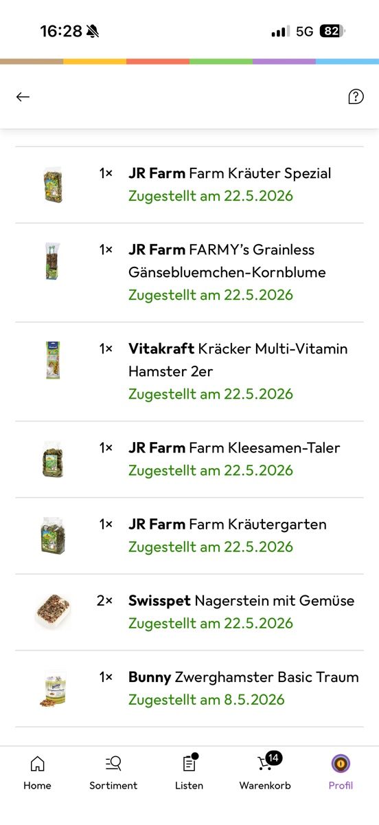 Mangimi: Hamsterfutter und Snacks assortiert – Nuovo (secondo la descrizione) da Gibswil venduto da Miratec 3
