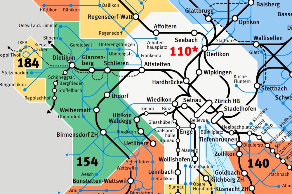 ZVV Multi-24h Tickets (vom Zürcher Verkehrsbund) (Neu (gemäss ...