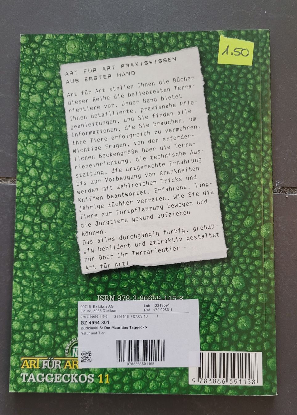 Libri: Buch Der Mauritius Taggecko  – Usato da Kappel SO venduto da Matschi86 1