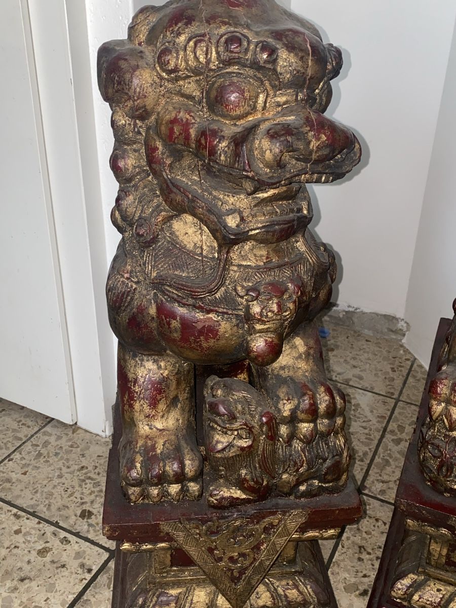 Statuette: Wunderschöne Antike Fu Hunde!! – Usato da Fislisbach venduto da PR-Trade 2