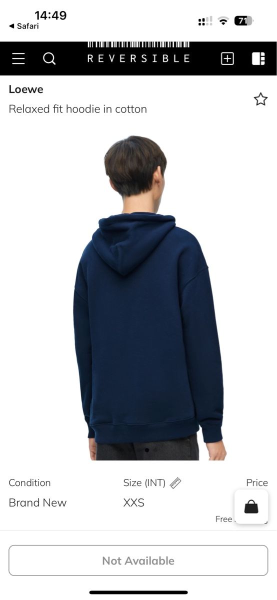 Loewe Pulls & Sweat-shirts: Loewe, hoodie, size xs, – Neuf (Voir description) à Küssnacht am Rigi par hor_dpb7 3