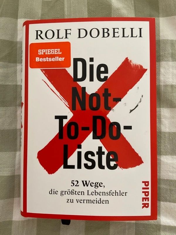 Bücher: Rolf Dobelli Die Not-To-Do-Liste – Neu (gemäss Beschreibung) aus Rafz von mar_j7dl