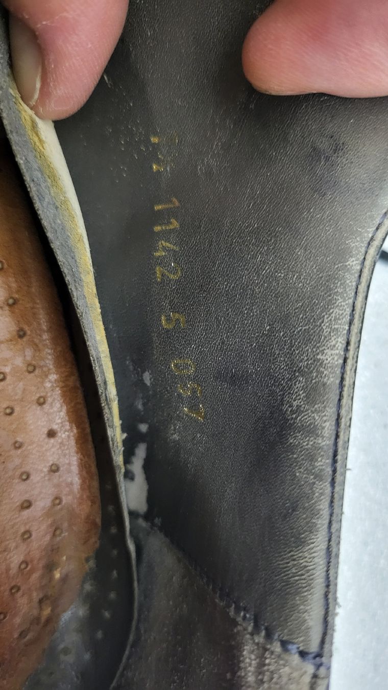 Scarpe da uomo: eleganter schw. Lederhalbschuh 7.5 – Usato da Horgen venduto da 2CH70 5