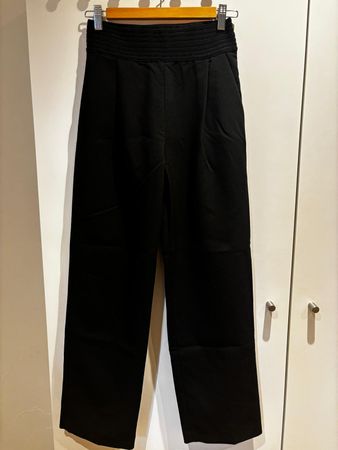 Massimo Dutti Stoffhose Schwarz GR 34