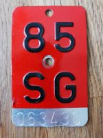 Velonummer SG 85