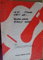 Gitarrenlehrblätter Blatt 1 Bruder Jakob Signer Zürich