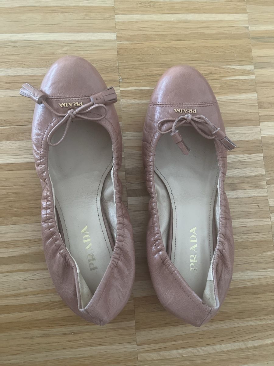 Prada Scarpe da donna: Prada ballet flats, size 38, pink leather, almost new – Usato da Aarau venduto da mic_5bxt