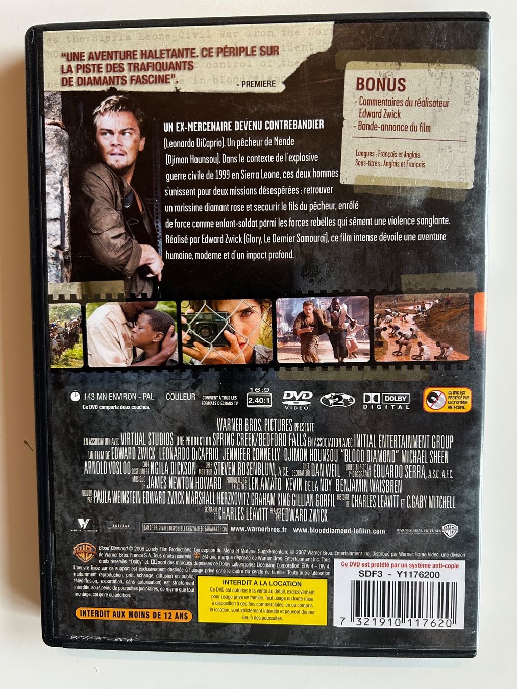 Tutti i DVDs: BLOOD DIAMOND (LEONARDO DI CAPRIO) – Usato da St-Cierges venduto da Crisi53 1