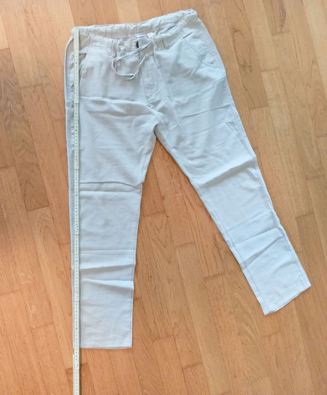 Pantaloni: Leinenhose mit Kordelzug – Nuovo e nell'imballaggio originale da Kreuzlingen venduto da credo70 5