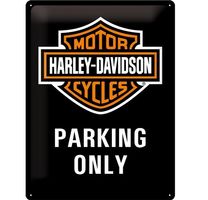 Harley Davidson Parking Hängeschild Blechschild 30x40cm NEU