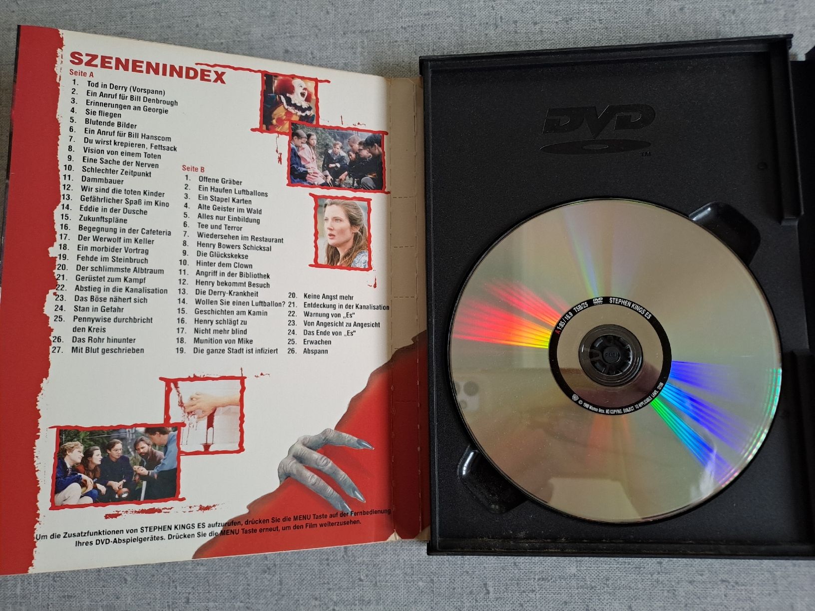 Alle DVDs: DVD Stephen Kings ES  – Gebraucht aus Uznach von Walaylatiere 2