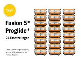 24x Rasier-Klingen, kompatibel f. Gillette Fusion5, Proglide