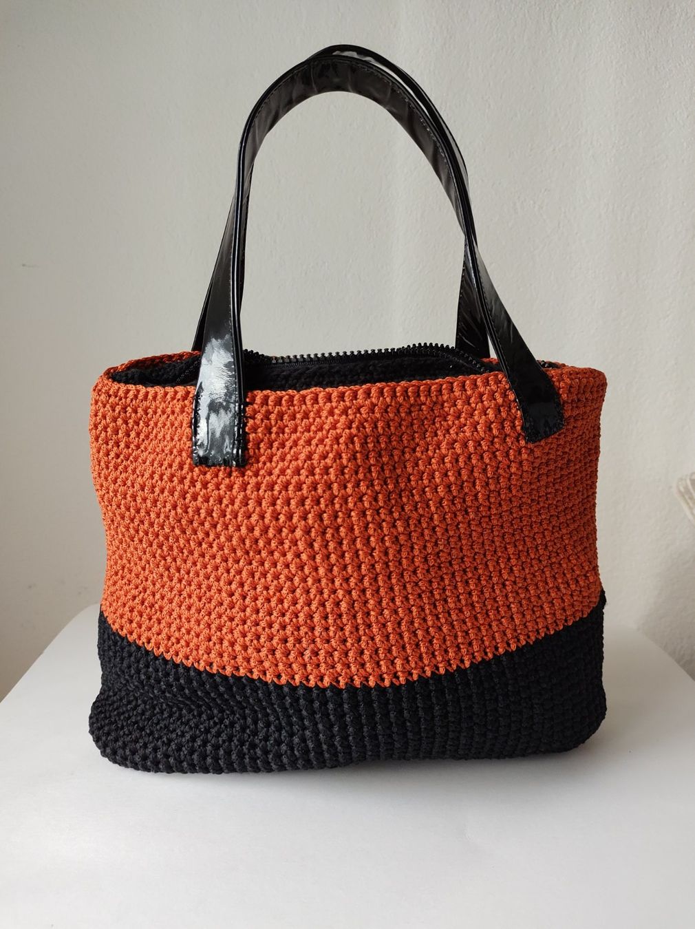 Borse da donna: Tasche gehäkelt mit Ledergriff – Nuovo (secondo la descrizione) da Weite venduto da Uhu36uhu 1