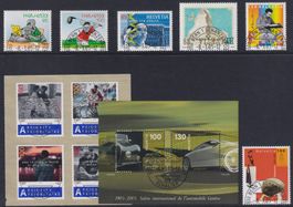 2005, unvollständige Jahresserie +Ersttags-Halbm.-Stempel.