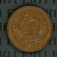 CHF___0.01 1900 stgl 1 Rappen