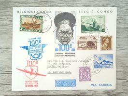 TR73 Enveloppe + Timbre Belgique / Congo 1939