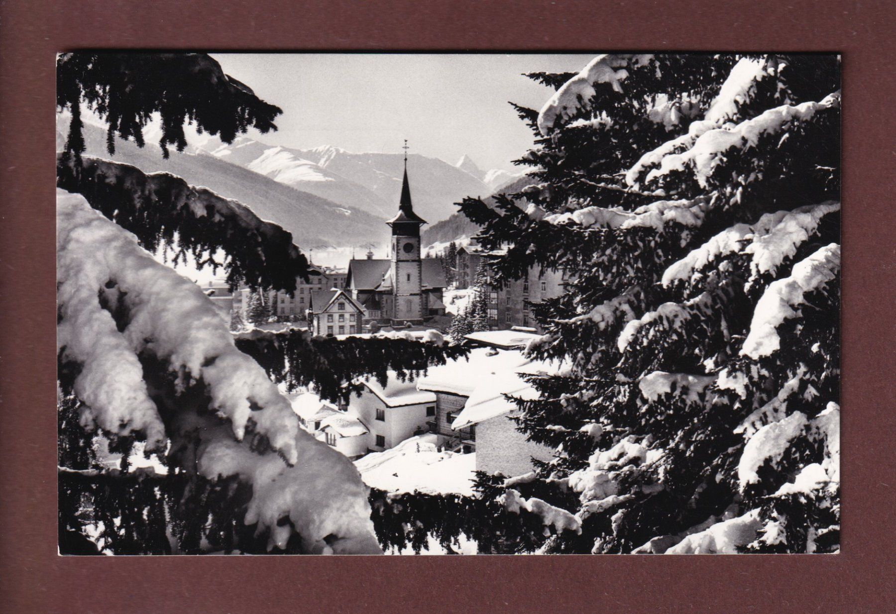 Ansichtskarten: DAVOS - 1973 – Gebraucht aus Pully von nicecards