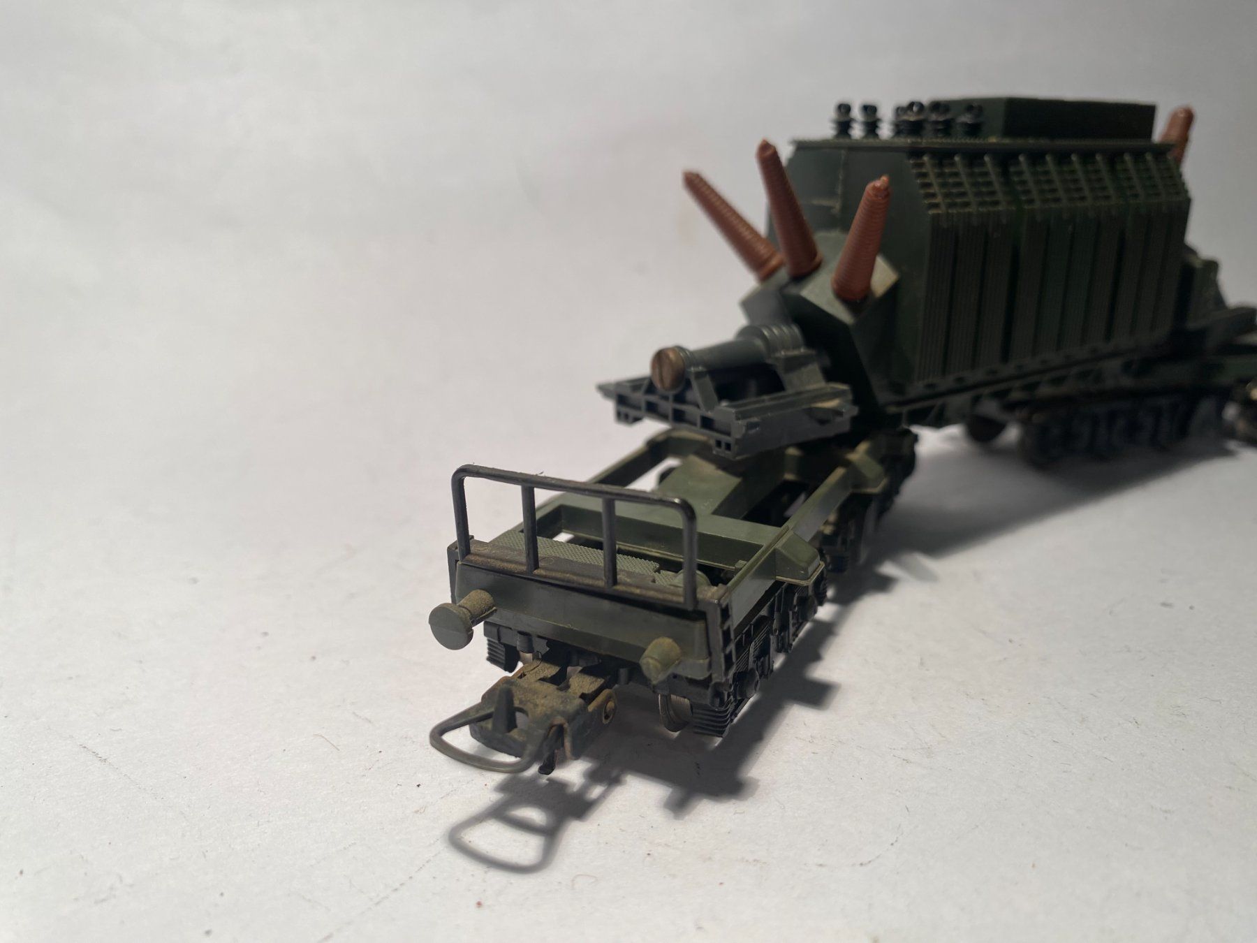 Lima Modellini di ferrovie: LIMA Schwertransport Wagen mit Trafo PHILIPS, DC Achsen – Usato da Buchrain venduto da Modellbahn11 2