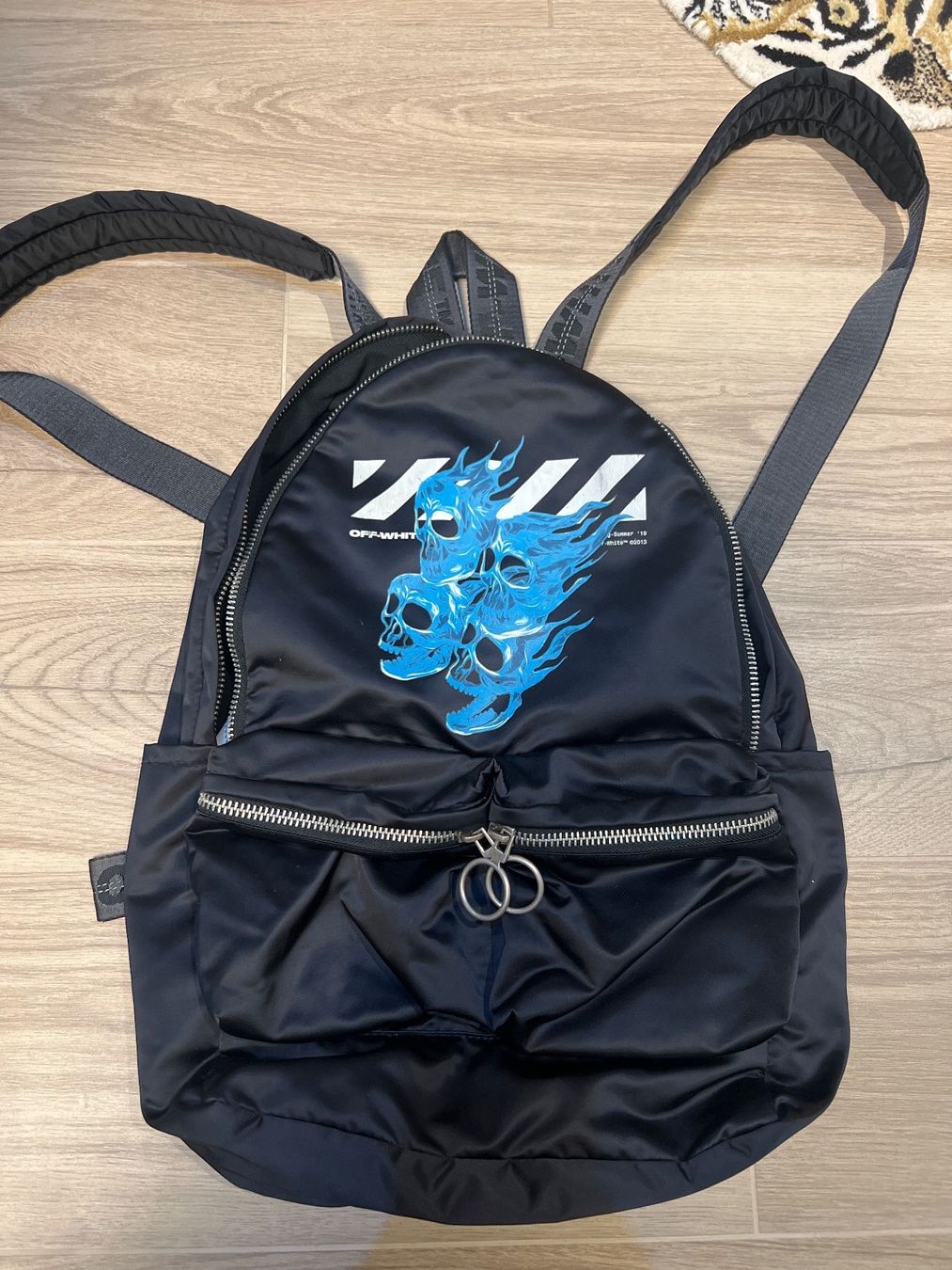 Zaini: Off-White Virgil Abloh Industrial Backpack - Black Nylon – Usato da Epalinges venduto da nsh_t58w