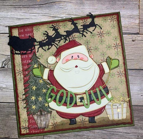 Tim Holtz Pochoirs: Tim Holtz Sizzix Thinlits  ** Santa Greetings Colorize ** – Neuf avec emballage d'origine à Rubigen par rofi100 2