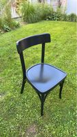 Schwarzer Stuhl, Vintage Design Klassiker