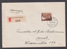 Pro Patria 30 Rp.1953: Gestempelt: Basel 11.lX.53
