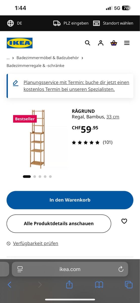 Echafaudages: Ragrund Regal – D'occasion à Rümlang par Alext99 1