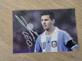 Autogramm Lionel Messi