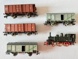 Rivarossi FS Dampflok 1117 von 1965 mit 4 FS Wagen