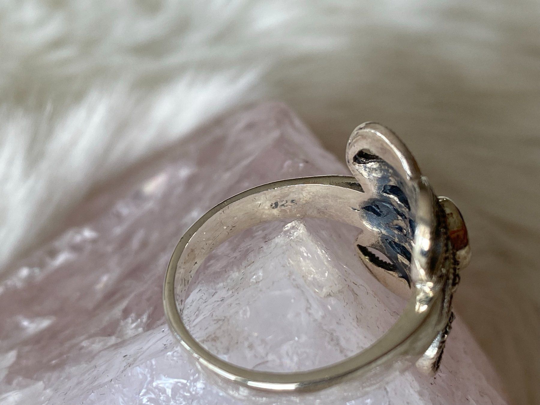 Anelli: Ring Silber 925 mit lila Stein – Usato da Istighofen venduto da Ringparadies 2