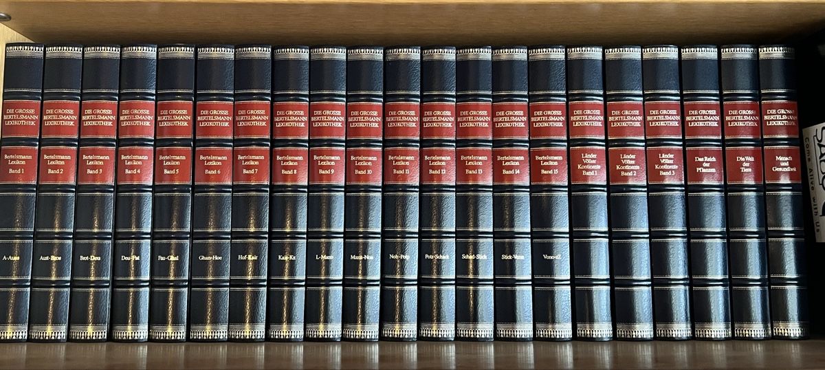 Libri: Die große Bertelsmann Lexikothek / Bertelsmann Lexikon – Usato da Selzach venduto da June76