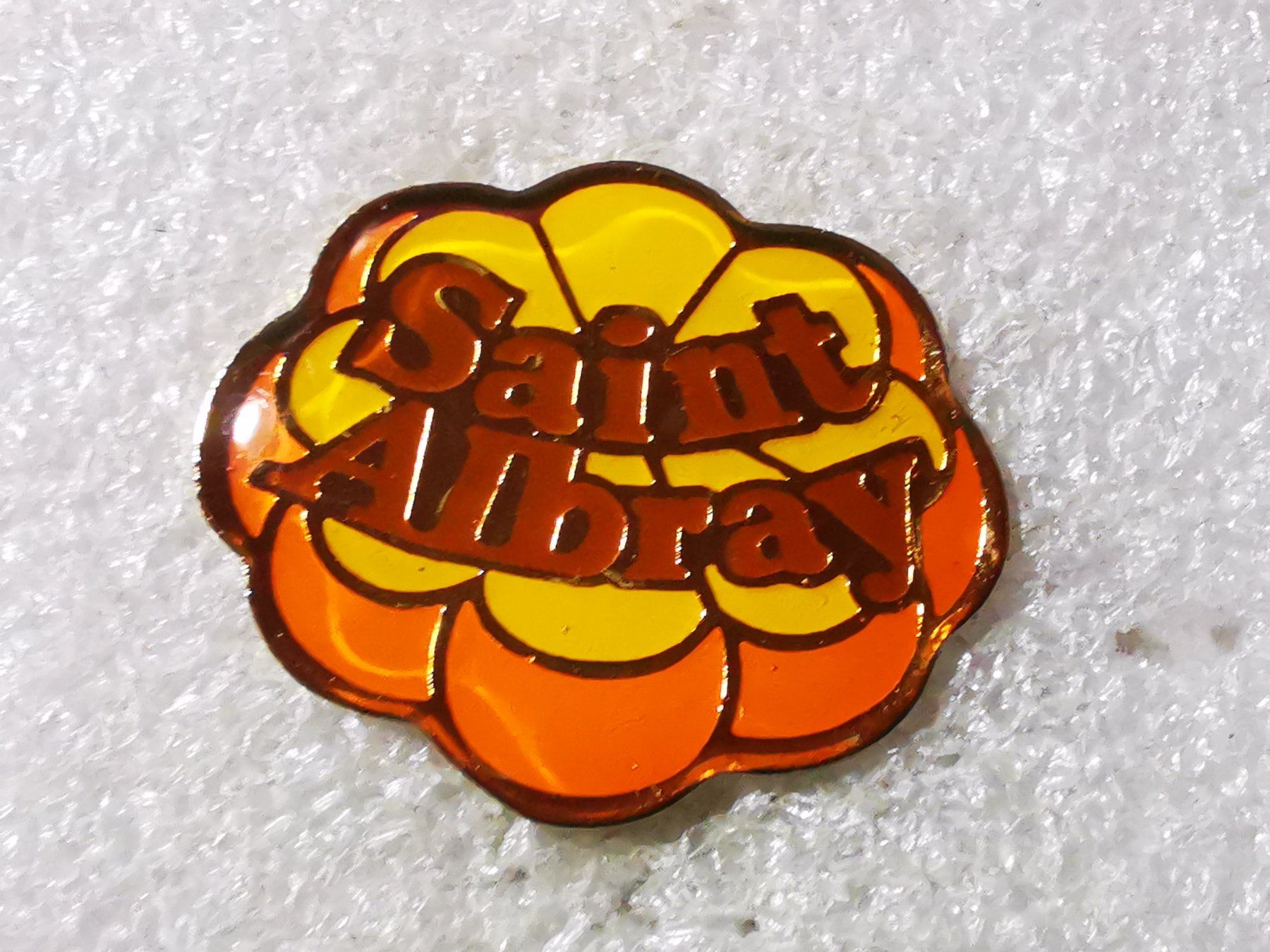 Placchette & Badge: Ansteckpin 113: Saint Albray – Usato da Oppligen venduto da Pin-Fall-Shop