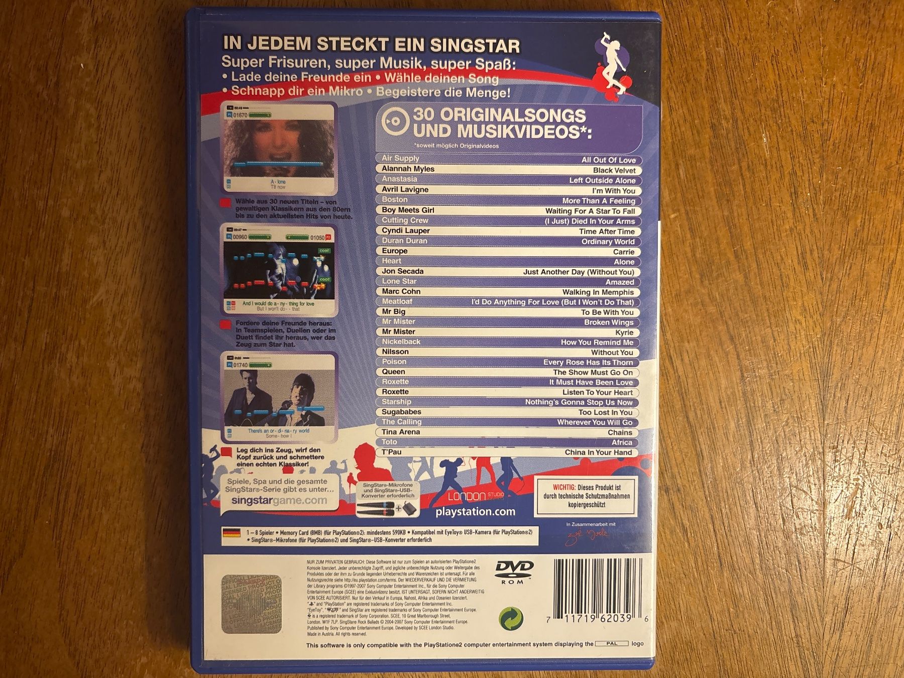 Sony Spiele: SINGSTAR ROCK BALLADS - Sony Playstation 2, PS2 – Gebraucht aus Zürich von hiddentreasures_zh 1