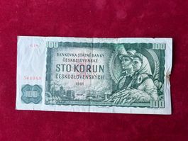 CZECKOSLOVAKIA - 100 (Sto) Korun 1961 - Sehr Schön / TB