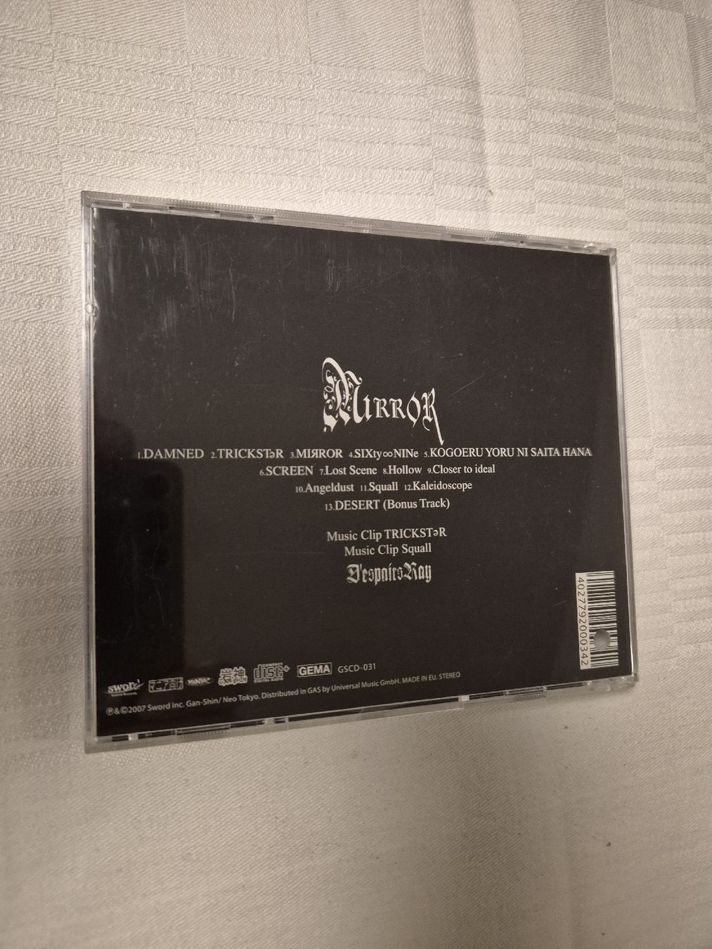 CD: D'espairsRay - Mirror - CD – Nuovo (secondo la descrizione) da Uster venduto da newwave0 2