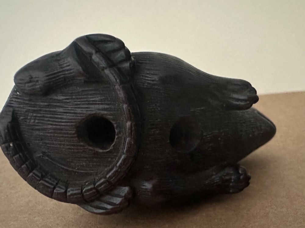 Statuette: Japanische Netsuke >>Maus<< – Usato da Hinwil venduto da Chnap 2