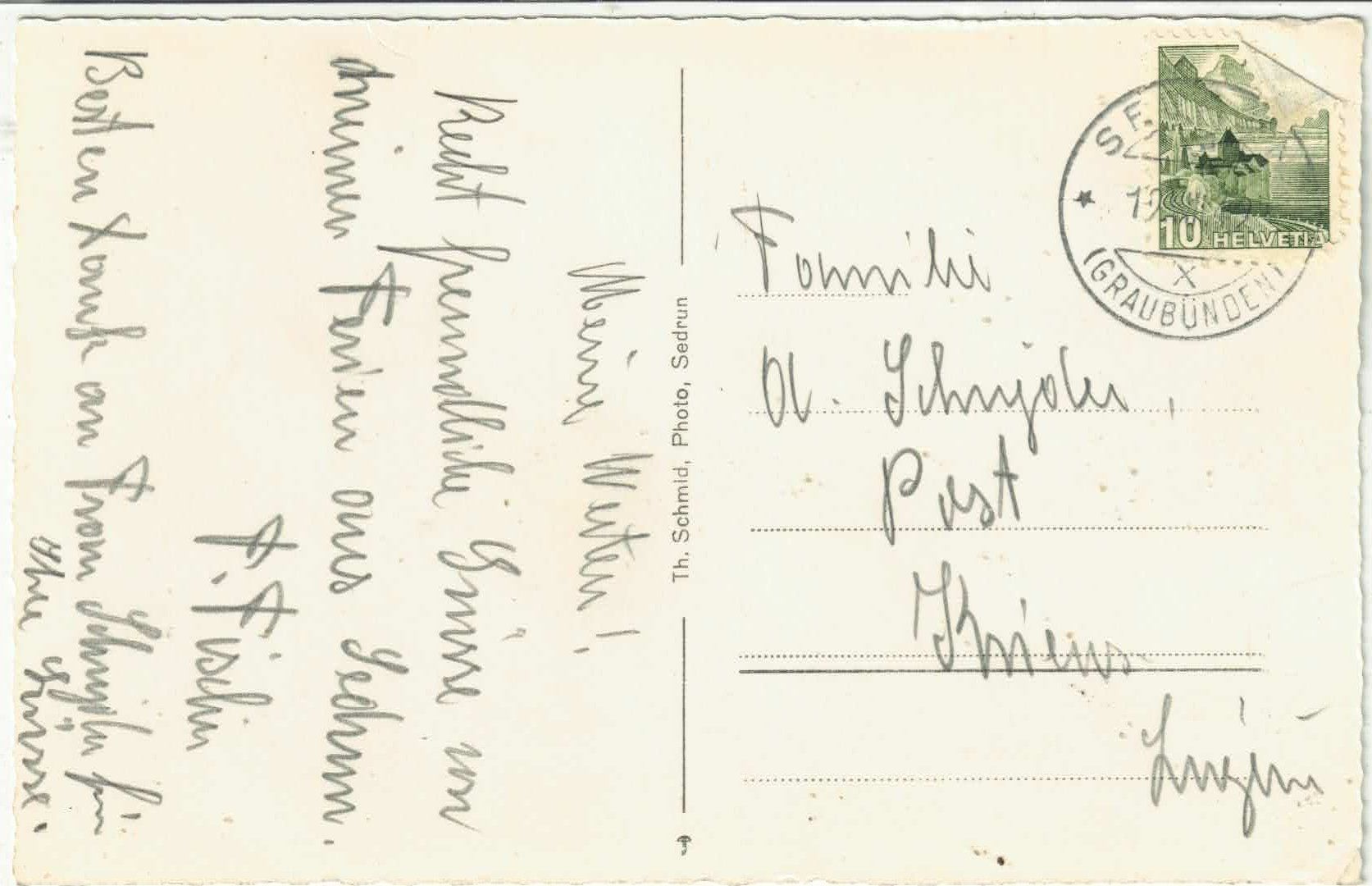 Cartes postales: Savognin - Generalansicht – D'occasion à Ettingen par Kartenplanet 1
