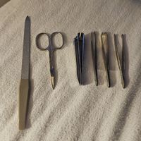 Maniküre Set, Nagelfeile,Pinzetten,Schere,Nagelclipper