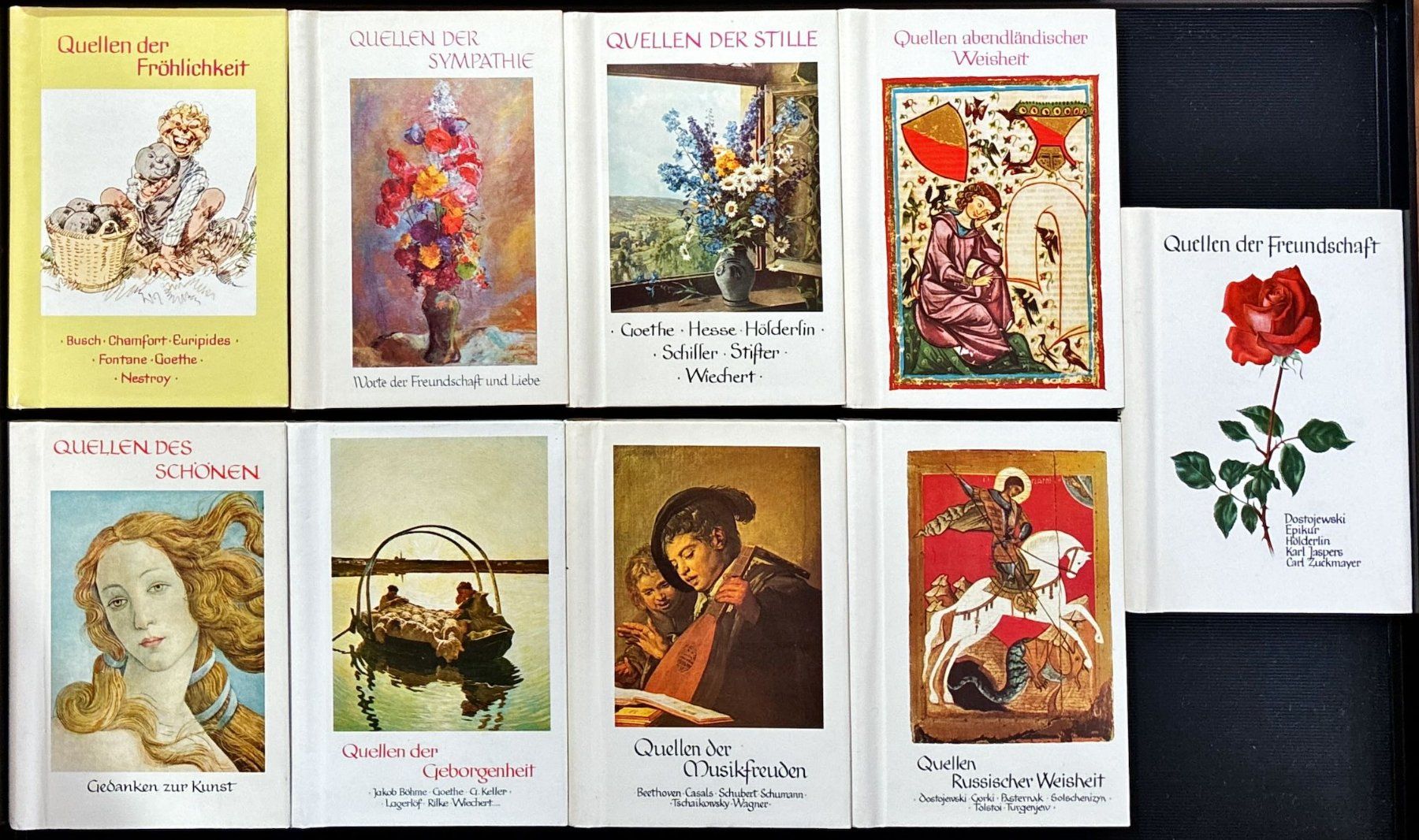 Libri: Quellen - 9 Bücher – Usato da Ringgenberg BE venduto da ziggythecat