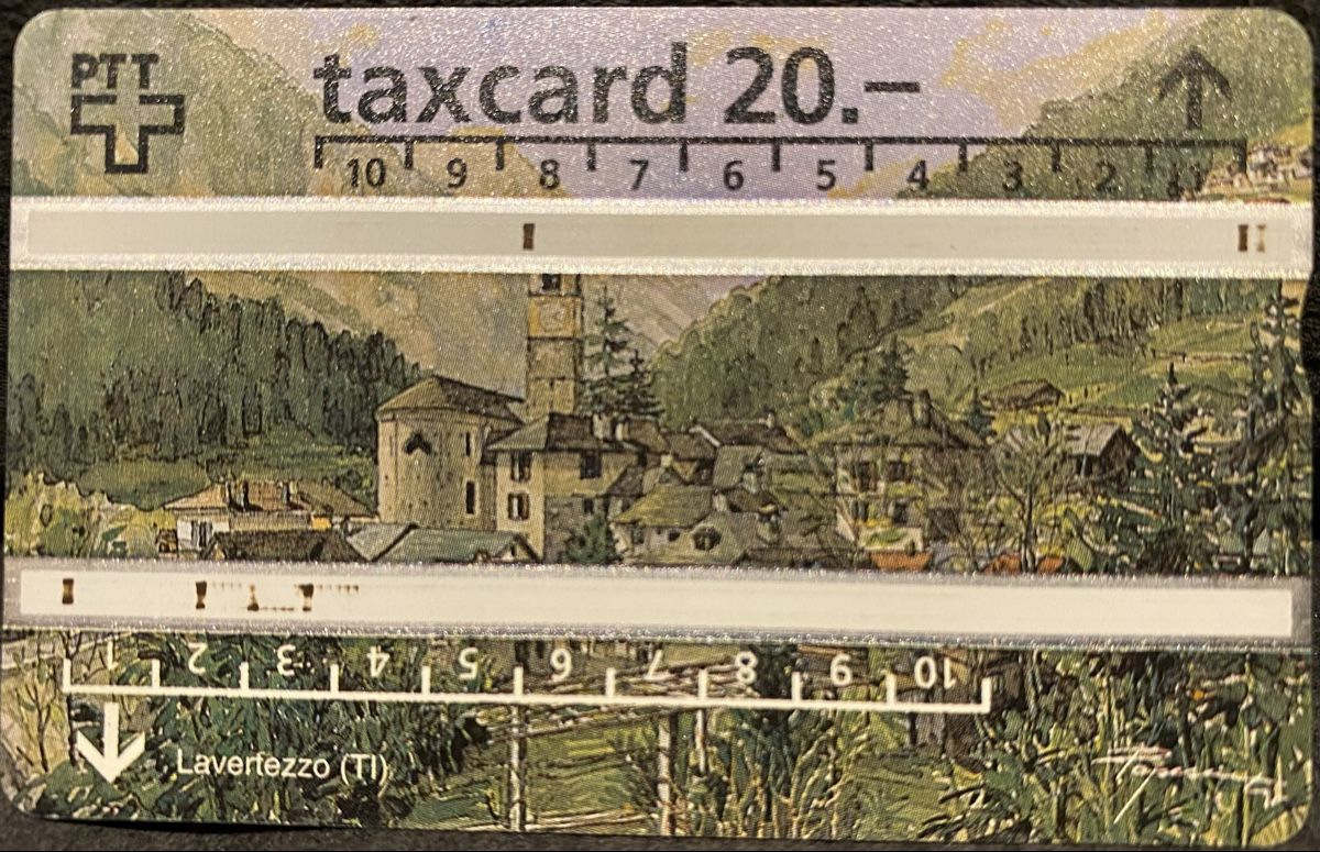 Schede telefoniche: Taxcard 601G – Usato da Lausanne venduto da babacard10
