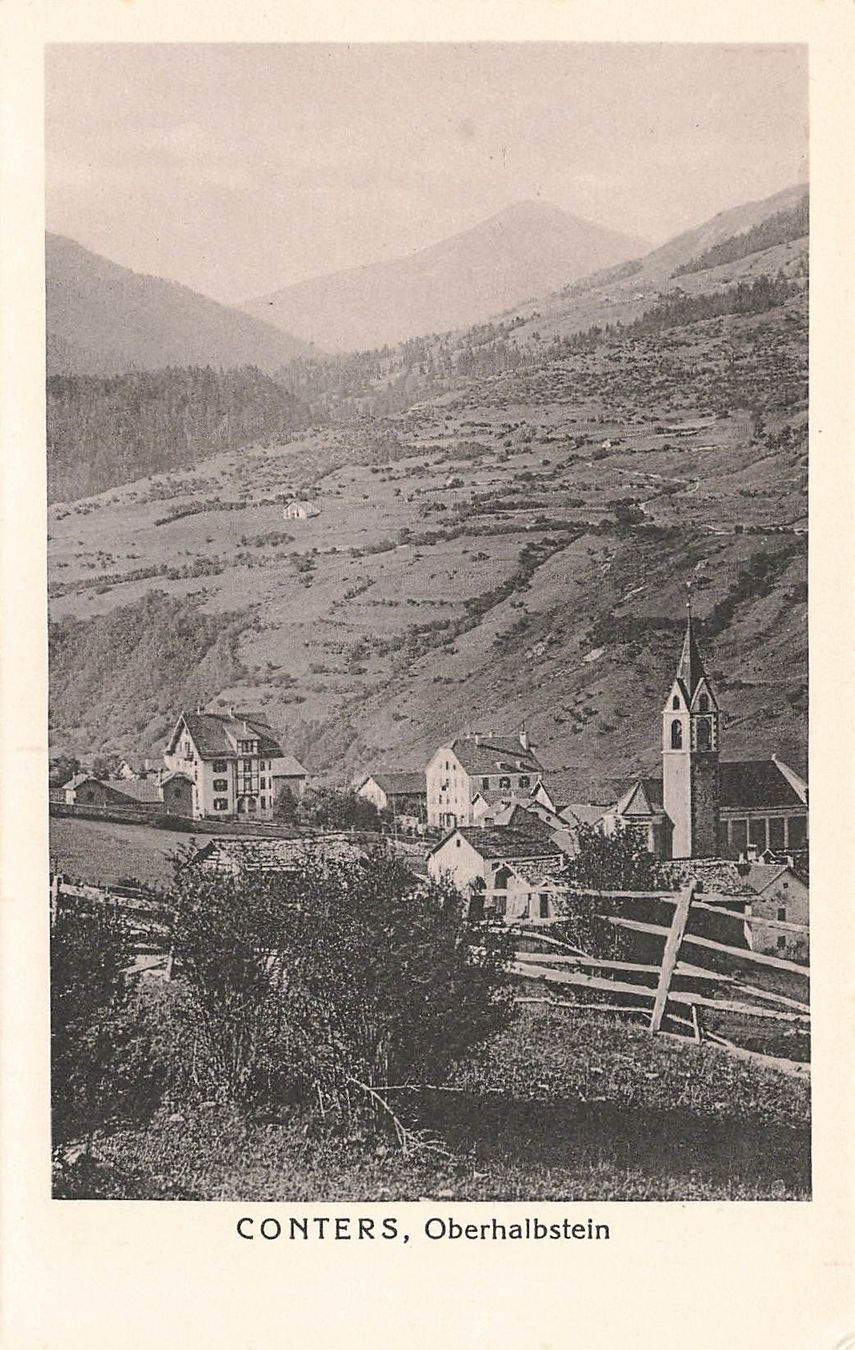 Ansichtskarten: Conters Oberhalbstein – Gebraucht aus Biasca von Blenio71