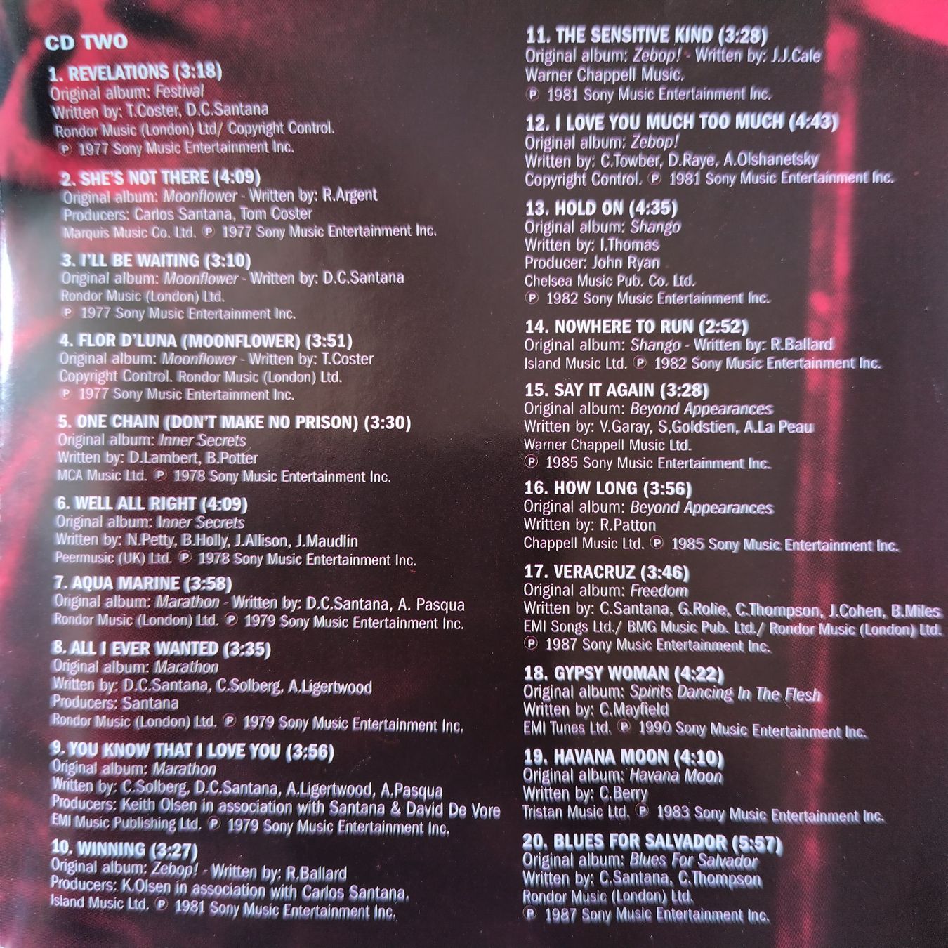 CD: Doppel CD von Santana – Usato da Buchs venduto da mdi_mpx5 6