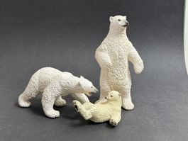 Polar Bear Family Eisbär Familie Schleich Safari 17055