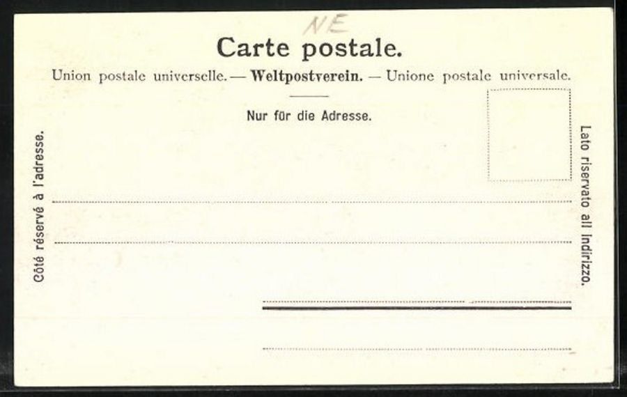 Cartoline postali: Valangin, datée 1903, pont, animée – Usato da Frauenfeld venduto da POML 1