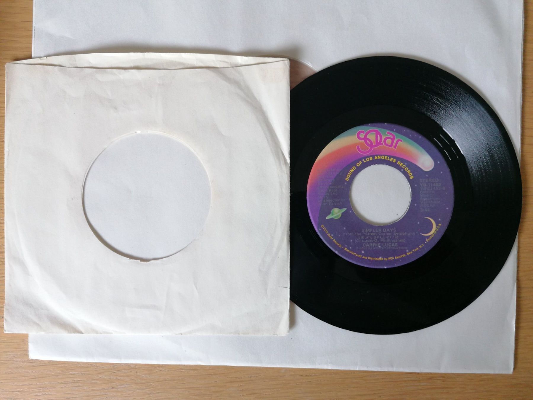 Schallplatten: CARRIE LUCAS -- DANCE WITH YOU / SIMPLER DAYS – Gebraucht aus Beinwil am See von Funkthesizer 1