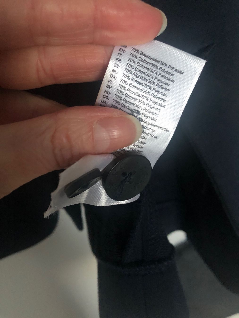 Giacche: Hakro Herren-Baumwollblazer dunkelblau Größe M – Usato da Agno venduto da hibikama 6