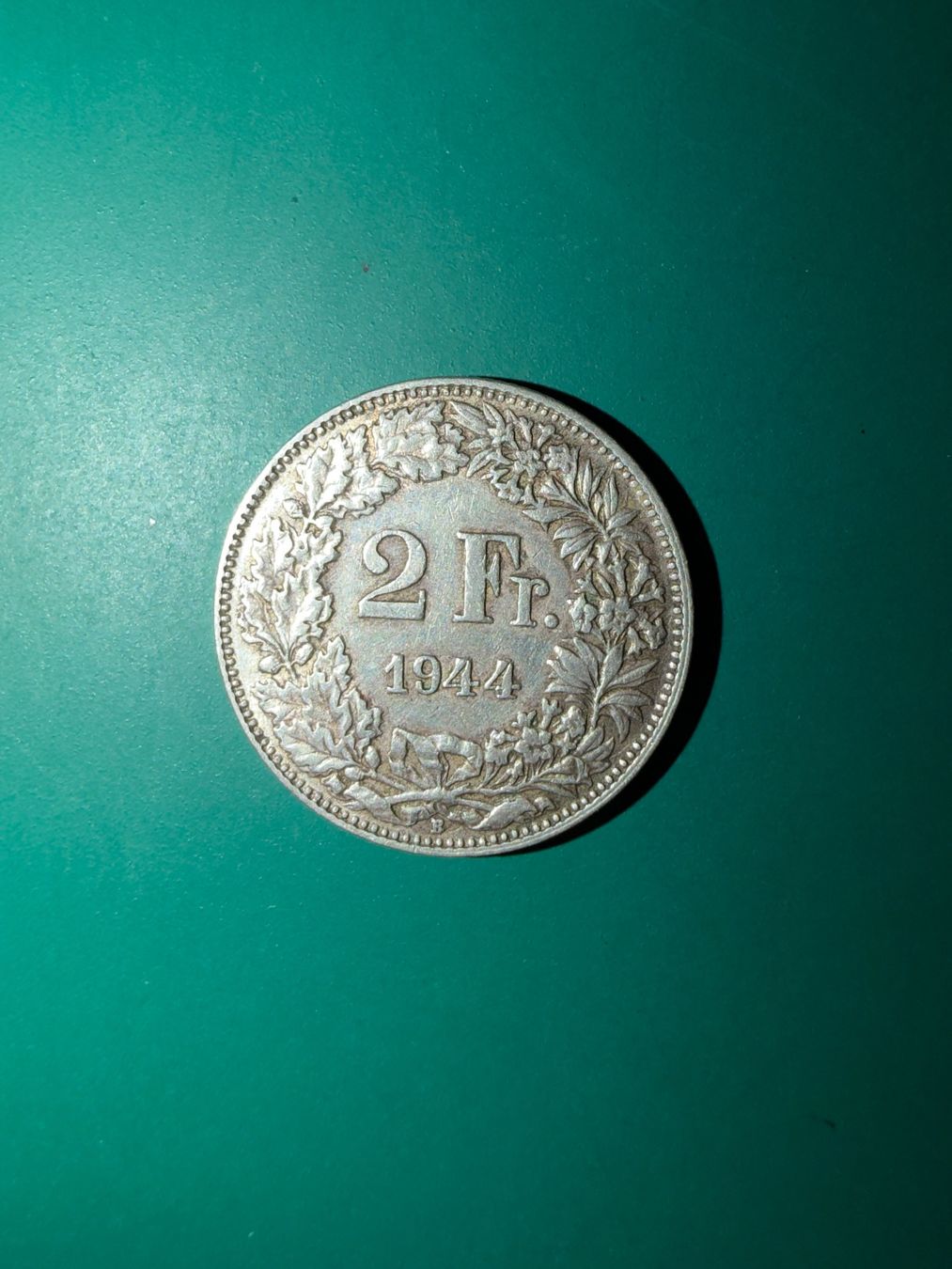 Tutti le monete: Fr. 2.- Silbermünze, 1944 – Usato da Wettswil venduto da AmlaB
