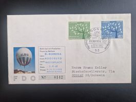 Deutschw Bundespost  1962   FDC  383-383