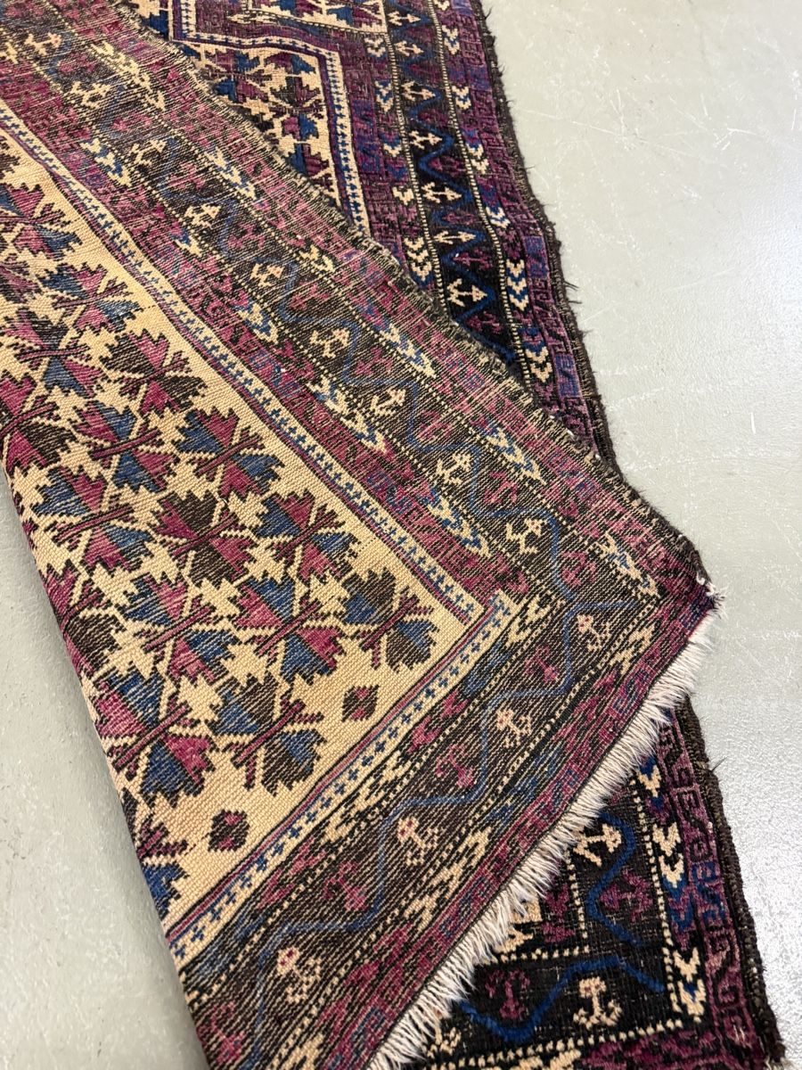 Tappeti: Orientteppich Gebetsteppich bunt gemustert gebraucht – Usato da Strengelbach venduto da RaenAntikDesign 6