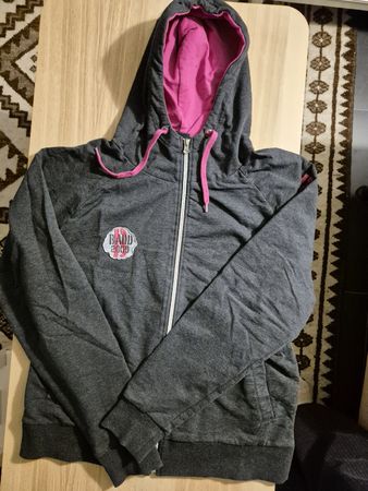 BADD Hoodie mit Pink, Gr. M, Top Zustand